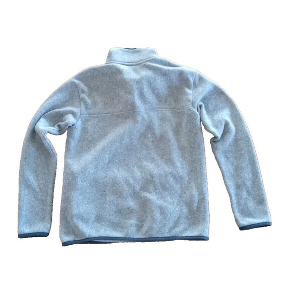 Eddie Bauer Womens Sweatshirt Gray Sz S 1/4 Button  Long Sleeve T4372 - Picture 4 of 5